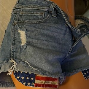 Denim Distressed Women's Shorts HOLLISTER 9 10